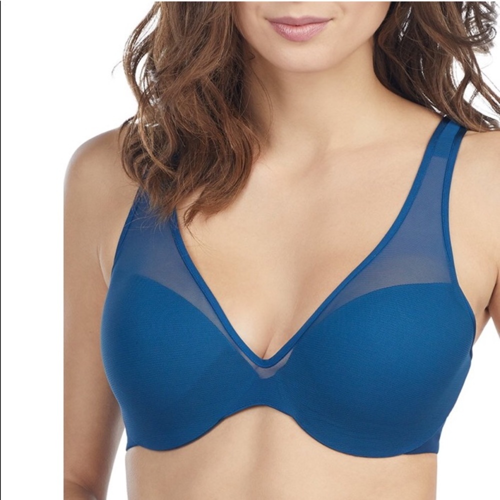 NEW Le Mystere Sheer Illusion Demi Bra 36DD/E